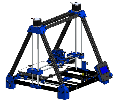 BCN3D+ Y Axis bars | 3d print model