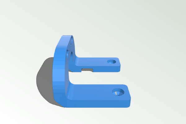 ANET A8 - Ramps 1.4 support for makerbot switch in parallel with inductive sensor on Z-min. | 3d print model