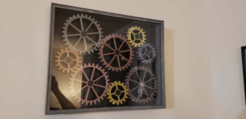 Wall Gears V2.1 | 3d print model