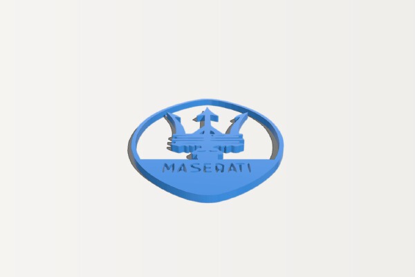 maserati symbol | 3d print model