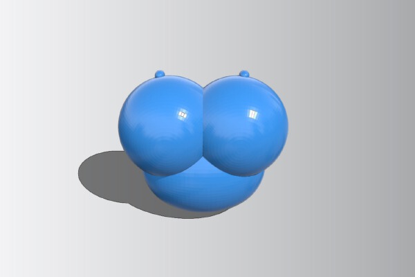 Hello Titty Keychain | 3d print model