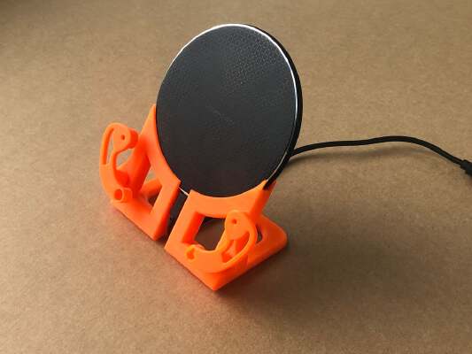 DIY 3D Printable iPhone Stand _ Docking Station With Articulated Arms and Wireless Charger + STL Files | 3d print model