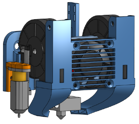 Zee Fan Duct for Ender 3 v2 | 3d print model