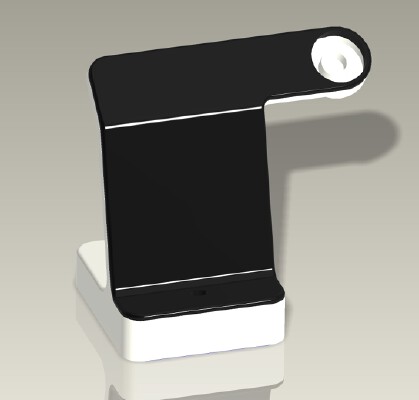 Apple Watch & iPhone charging station | 3d print model