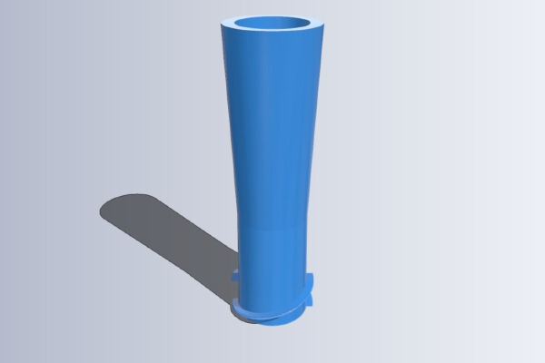 e6000 to Luer Lock Syringe Adaptor | 3d print model