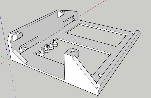 Raspberry PI NAS Tray with Hard Drive Caddy | 3d print model