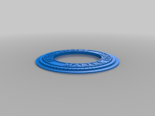 USMC Logo HD | 3d print model