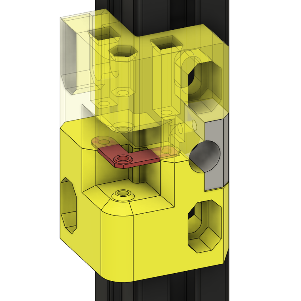 v.2: Double sided robust and reliable XY Idlers Mount for Hypercube Evolution