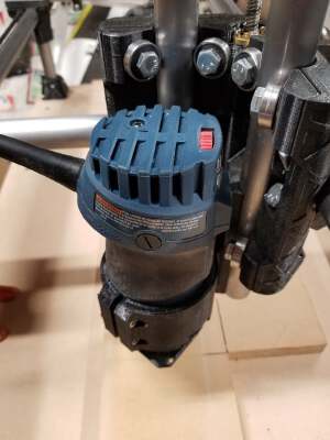 MPCNC Primo J Bosch Colt 1HP Mount | 3d print model