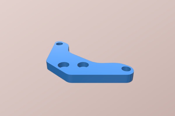 TronXY X1 Radial Fan Mounting Bracket | 3d print model