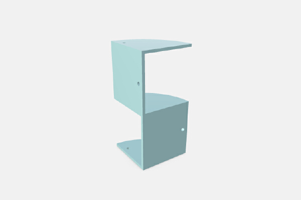 Corner shelf | 3d print model