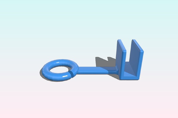 A6 Filament Guide (with Stop) | 3d print model