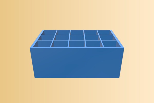 Customizable Cubby Holes (aka Pigeon Holes) | 3d print model