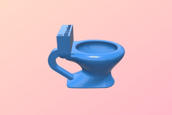 Toilet Shaped Cup | 3d print model