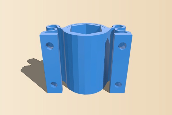 Lulzbot TAZ Z NUT Spring for 10x2 Acme Threaded Rods | 3d print model