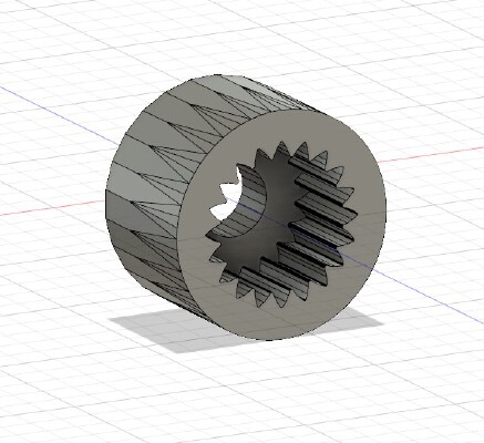 Micro-Servo (SG90) Attachment Gear | 3d print model