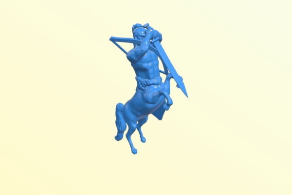 Centaur Barbarian | 3d print model