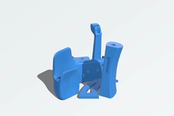 FFFiddle Violin for 20x20x20cm. printers. | 3d print model