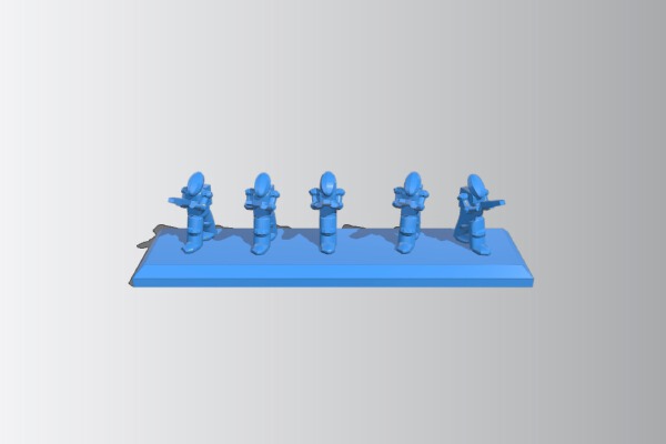 Eldar Gaurdians for NetEpic or other Epic scale gaming (6mm) | 3d print model