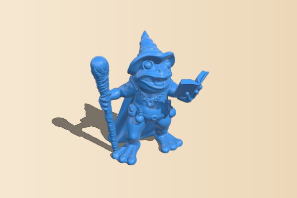 Frog Wizard | 3d print model