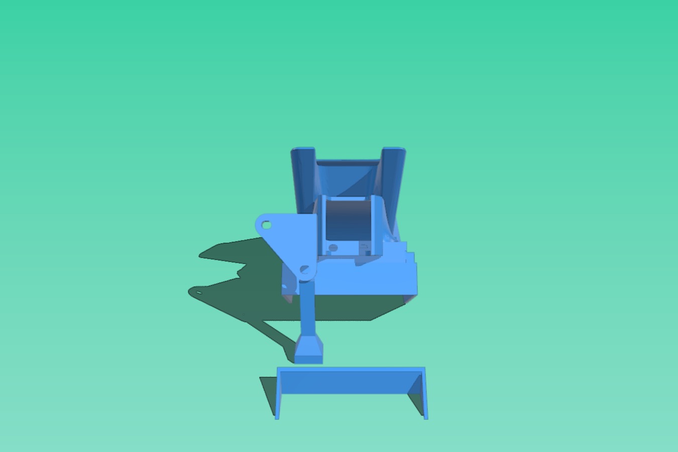 Dual 60mm Fan Mount Creality CR-10