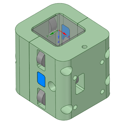 Kossel (Delta): small detachable linear motion carriage with bearing 623-ZZ (3x10x4mm) for 2020 extrusion