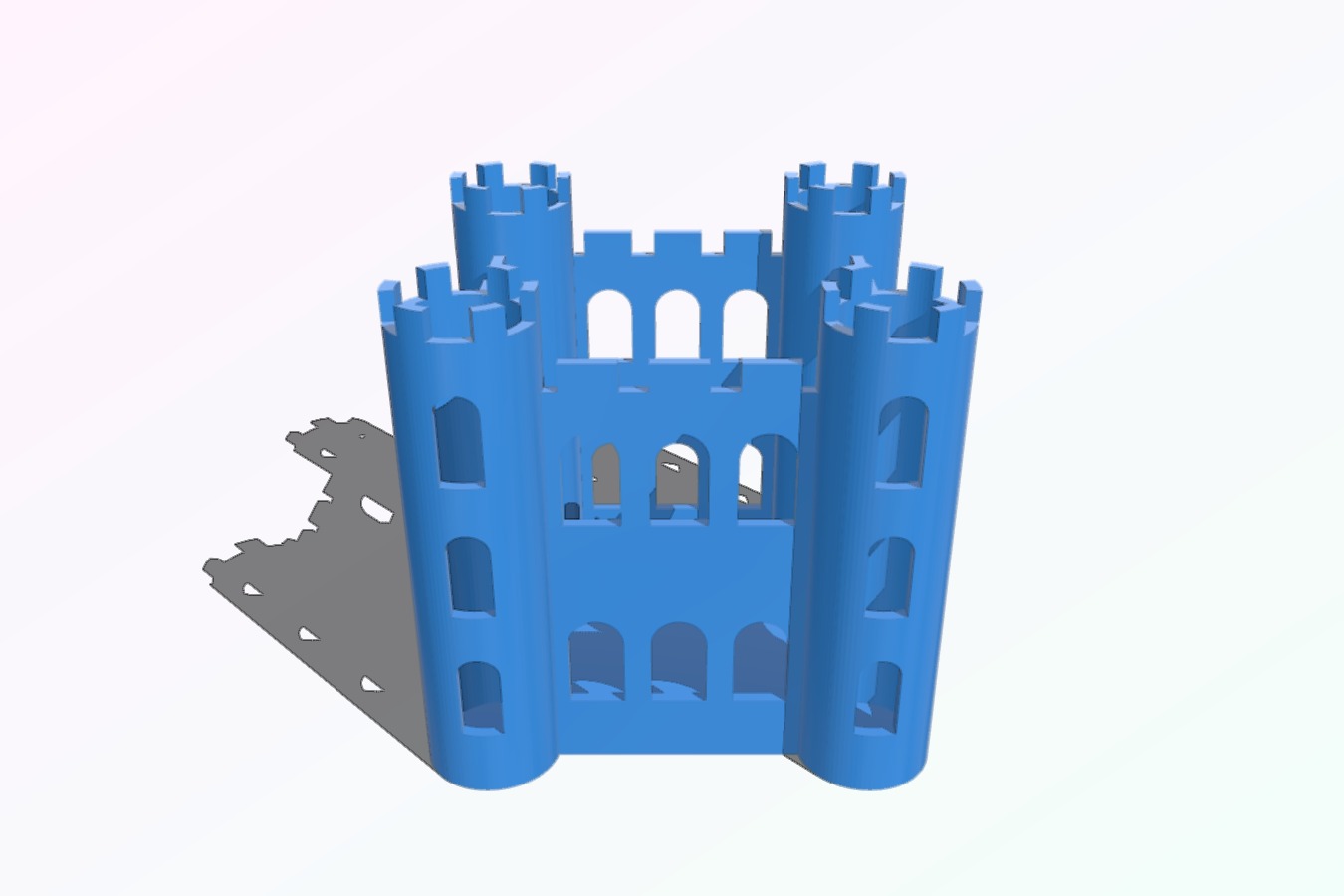 A small castle for 3D printing
