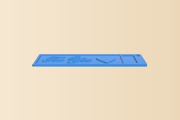 Wulfheart Gold Holder _ Keychain. | 3d print model