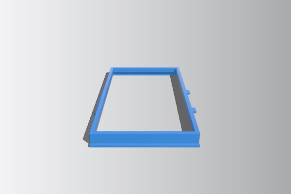 98-2002 Honda Accord Double Din Stereo Filler Mount | 3d print model
