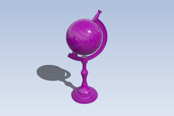 Model of the globe | 3d print model