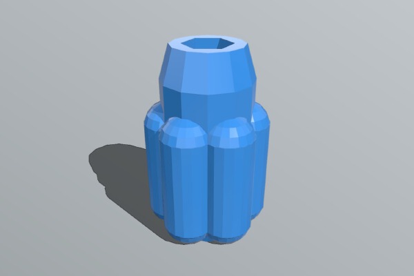 HEX bit driver | 3d print model