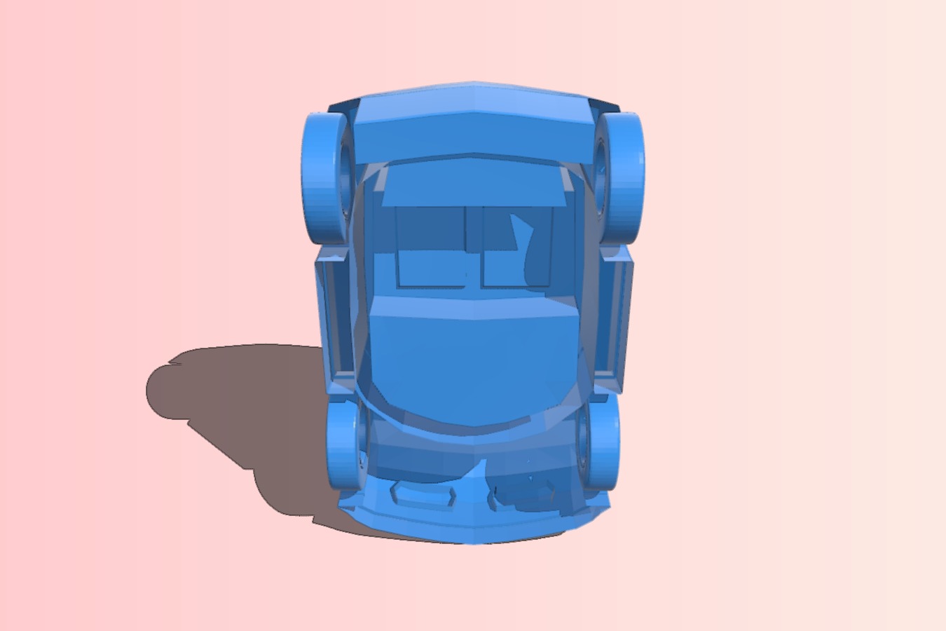 Orange car