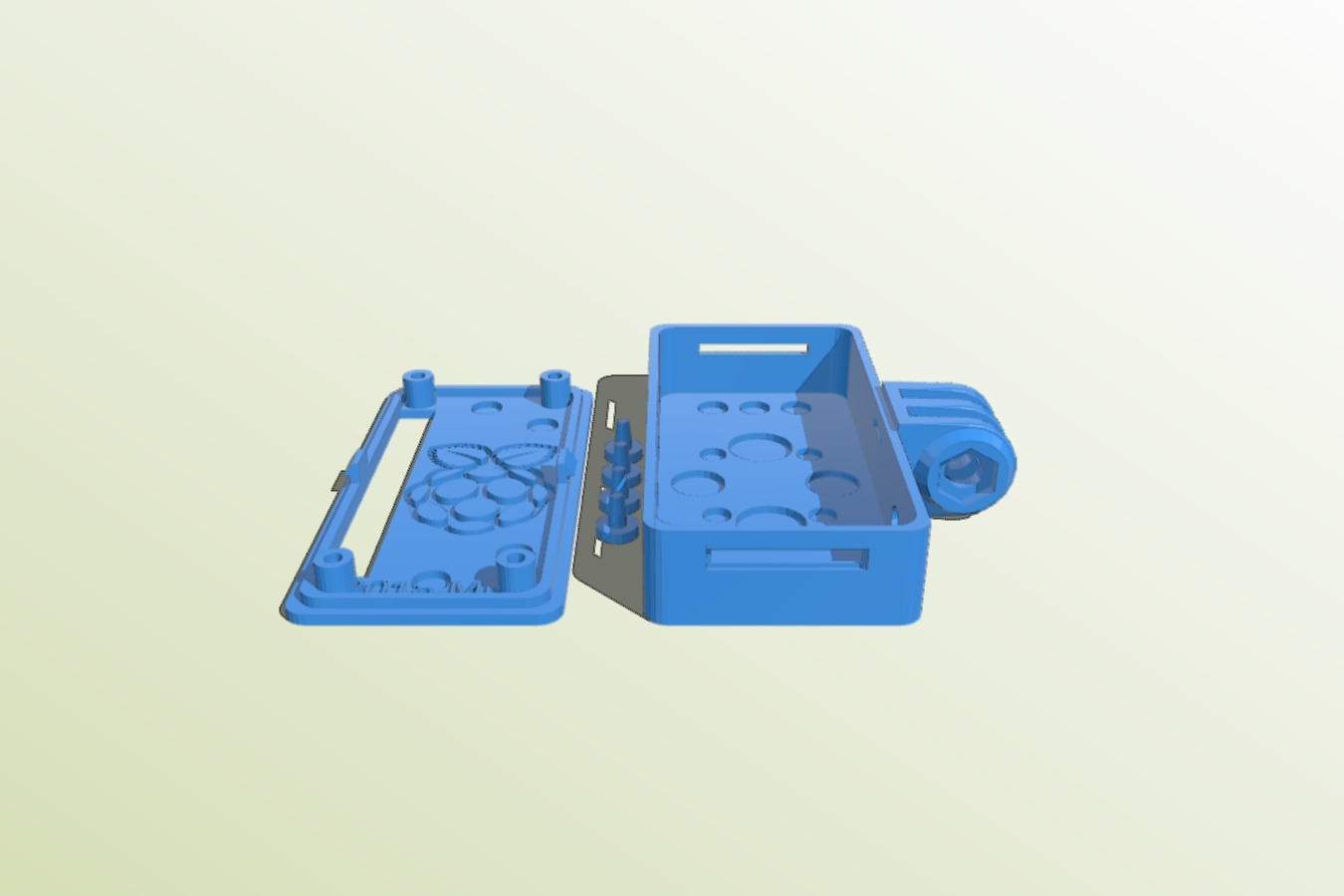 Raspberry Pi Zero case w. flexmounts