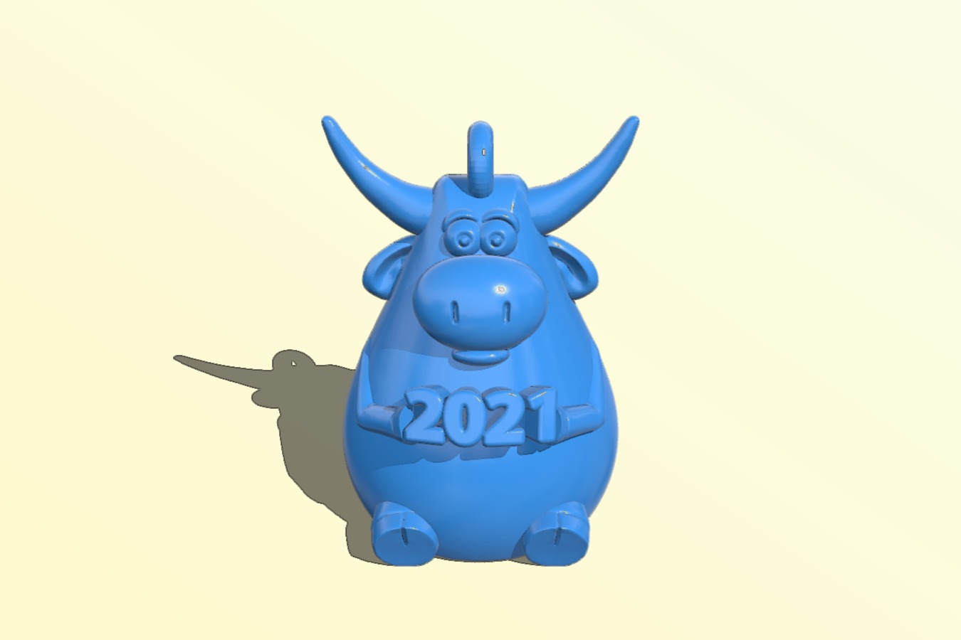 Buffalo-shaped key hanger