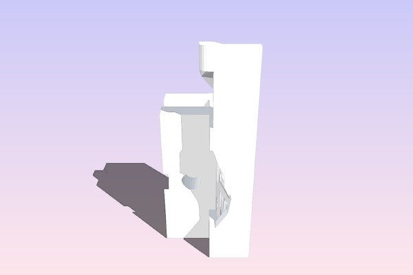 JGAURORA A3S or A5 Dial Indicator Mount for Bed Tramming + hardware (fasteners) | 3d print model