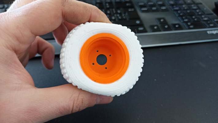 Realistic silicone tire for RC trucks form (65mm) | 3d print model