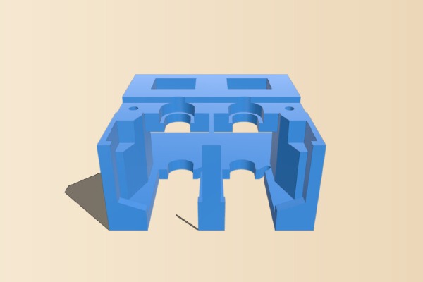 Dual Pico Hotend Carirage Adapter (FFCP, Dup4,etc) | 3d print model
