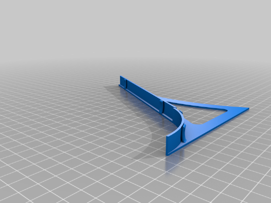 Hohlkehle 21cm 60° (ultralight cyc wall stand) | 3d print model