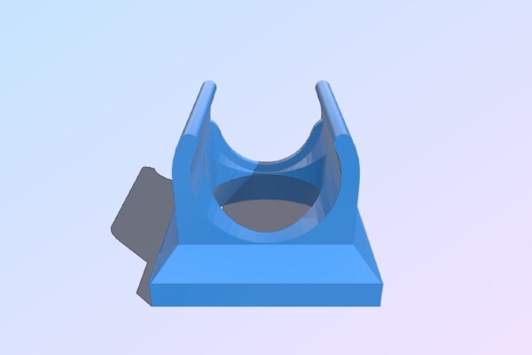 E3Dv5 fan mount (for 40mm fans) | 3d print model