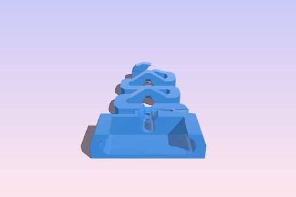 Apple 30 pin connector strain relief | 3d print model
