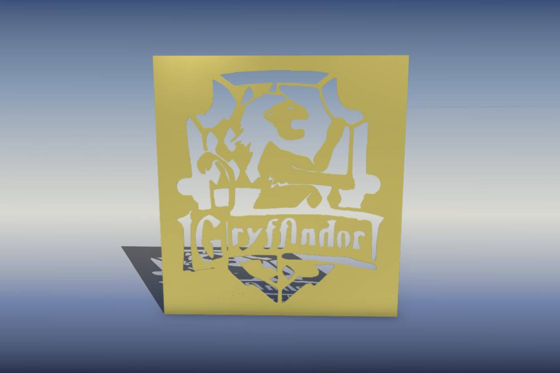 Gryffindor Themed Stencils | Files to download and to 3D print for free ...