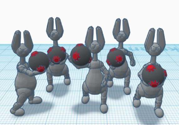 LEP Droid Virus Carriers (star wars legion scale) | 3d print model