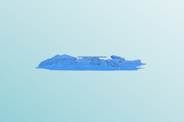 The deer hunter’s house | 3d print model