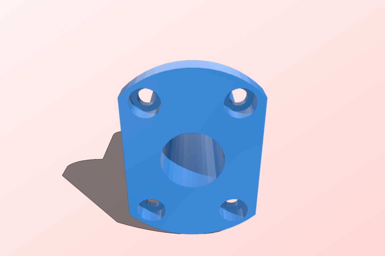 LMH16UU - 16MM Flanged Linear Bearing - Oval Flange