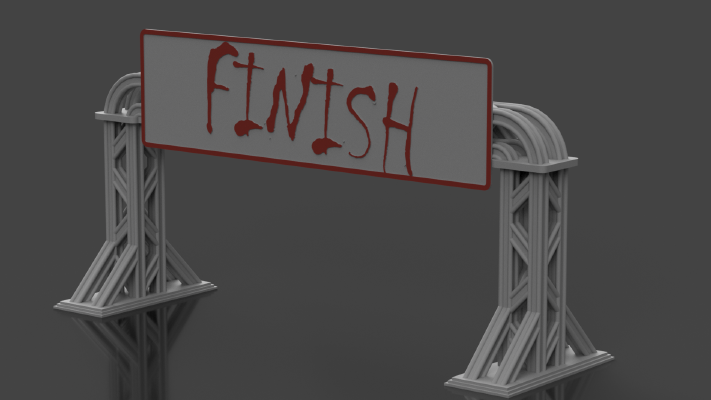 Gaslands Highway Gate | 3d print model