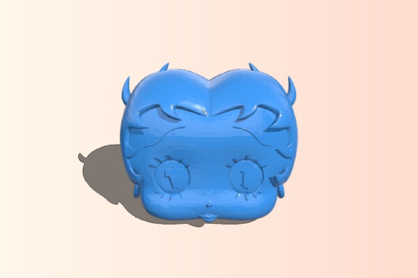 Betty Boop Head | 3d print model
