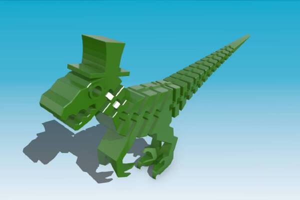 Dinosaur 3D Print: Flexi Raptor | 3d print model