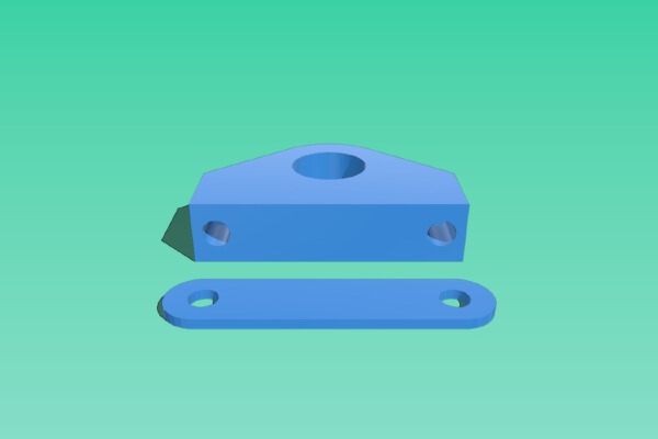 Pillow Block CTC Flashforge Replicator | 3d print model