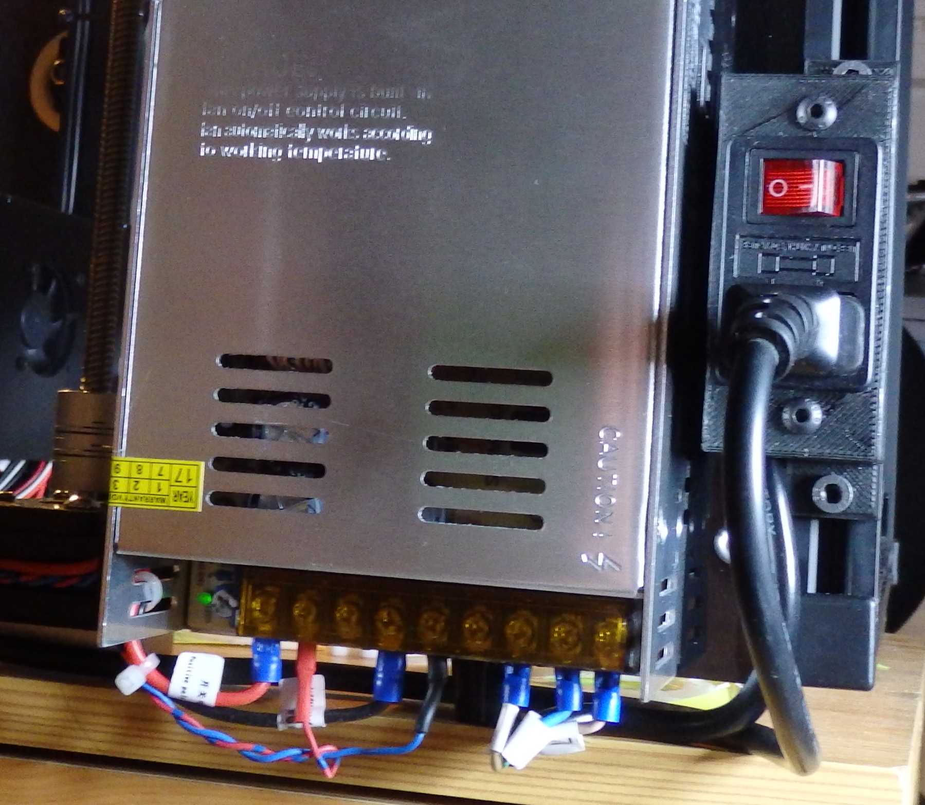Ender 4 - Power Main Plug & ON_OFF switch little box