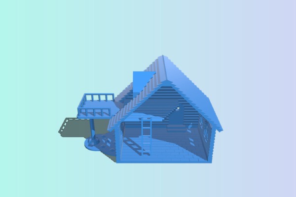 Log cabin | 3d print model